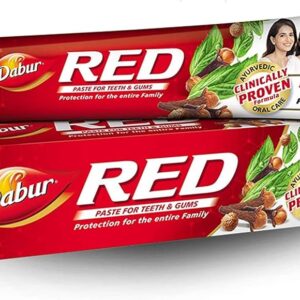 Dabur Red Toothpaste – Ayurvedic Cavity Protection & Strong Teeth