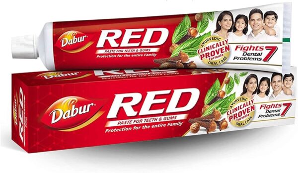 Dabur Red Toothpaste – Ayurvedic Cavity Protection & Strong Teeth