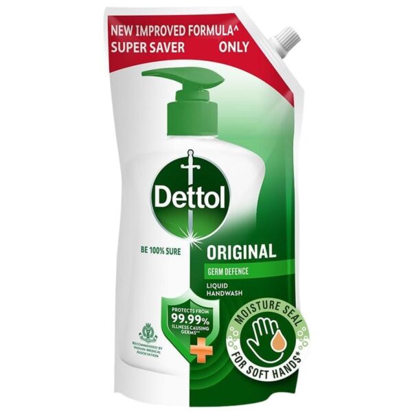 Dettol Liquid Handwash Refill Pack – 99.9% Germ Protection