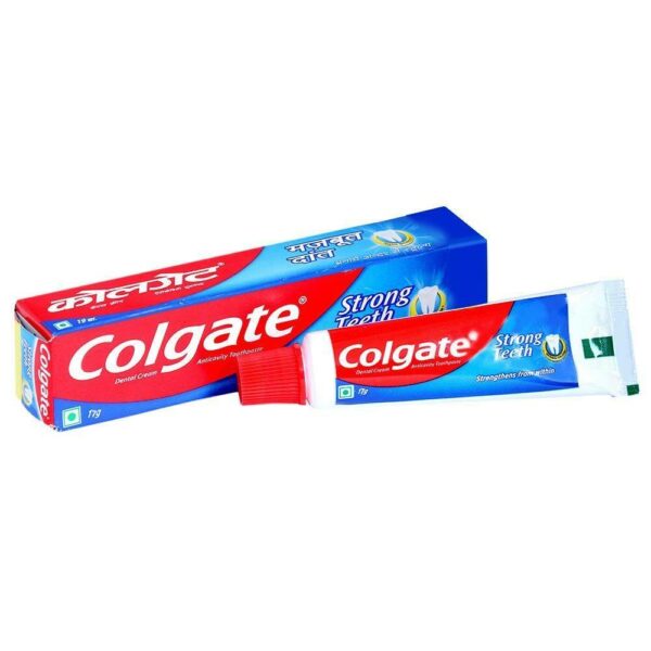 Colgate Strong Teeth Toothpaste – Strengthens Enamel & Fights Cavities