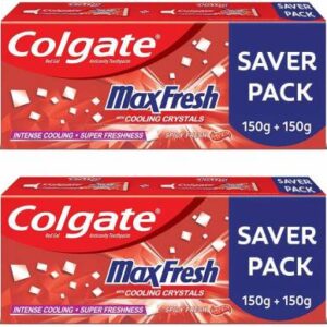 Colgate MaxFresh Spicy Fresh Toothpaste – Long-Lasting Freshness & Cavity Protection