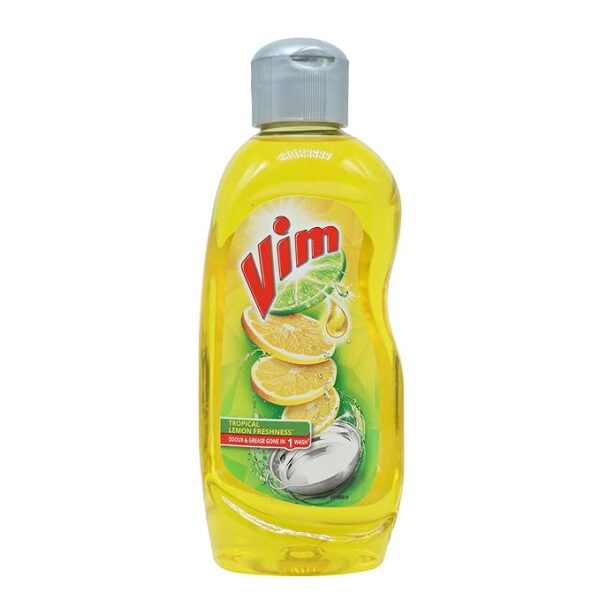 Vim Dishwash Liquid Gel – Tough on Grease, Gentle on Hands (225ml)